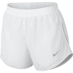 Nike white womens athletic shorts